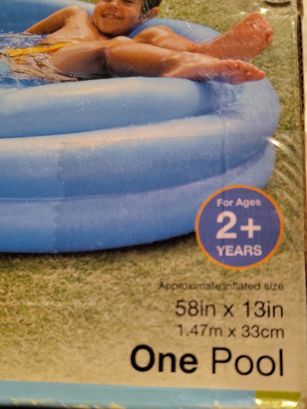 Intex Crystal Blue Kids Inflatable Pool - Picture 2 of 2